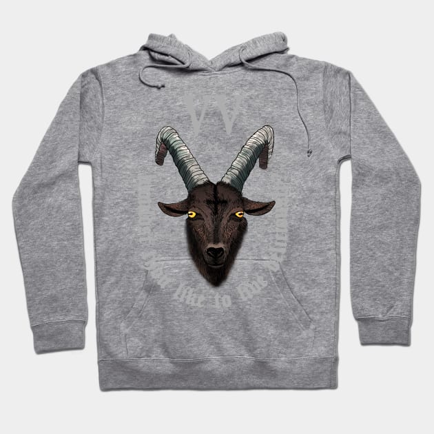 black phillip Hoodie by schreynal